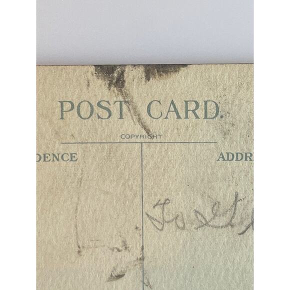 Antique Early 1900s Ephemera Valentine Postcard Tennis Player Boy Love Poem SEE - Picture 7 of 8